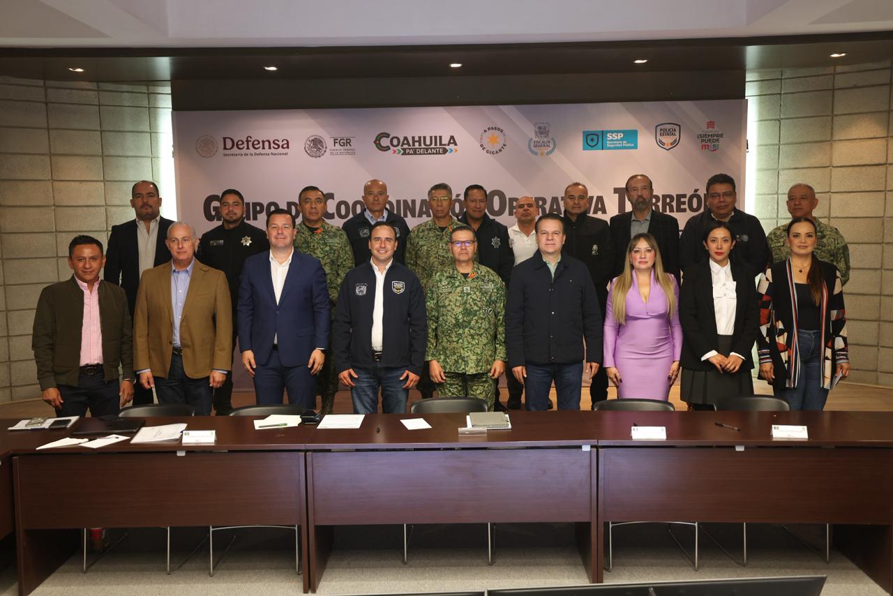 COORDINAN COAHUILA Y DURANGO ACCIONES DE SEGURIDAD