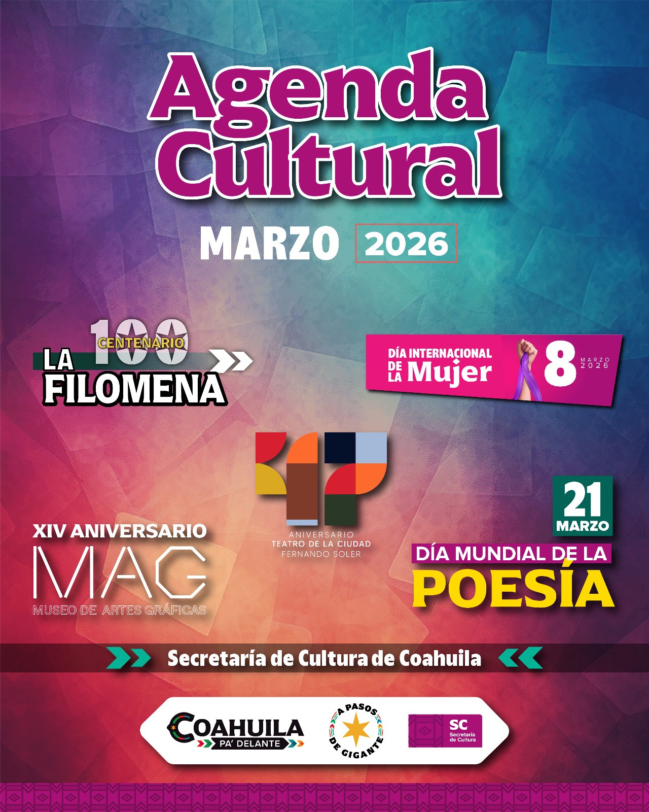 MARZO CULTURAL INICIA EN COAHUILA