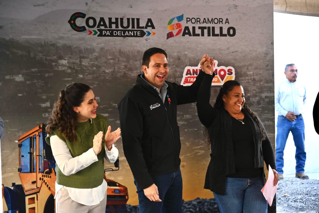 Lleva Javier Díaz pavimentación al oriente de Saltillo