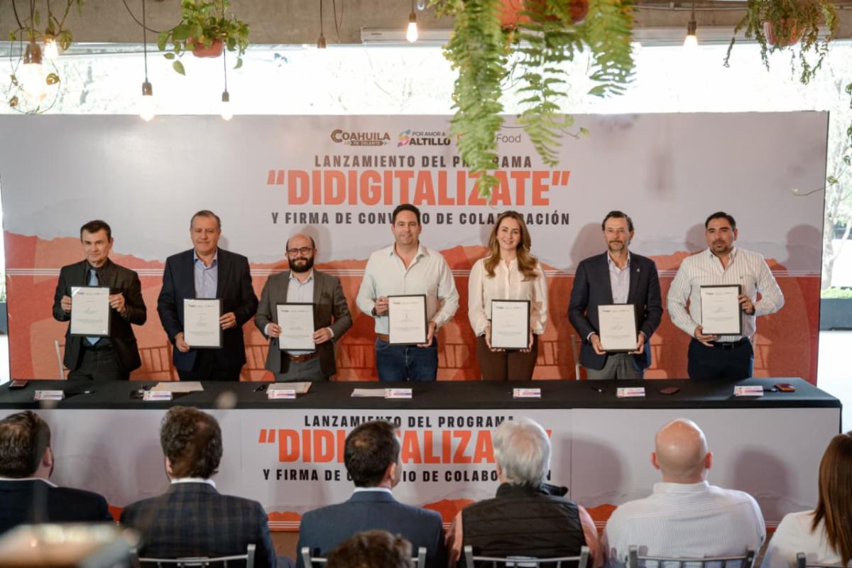 Destaca Javier Díaz competitividad y seguridad de Saltillo para impulsar a las Mipymes