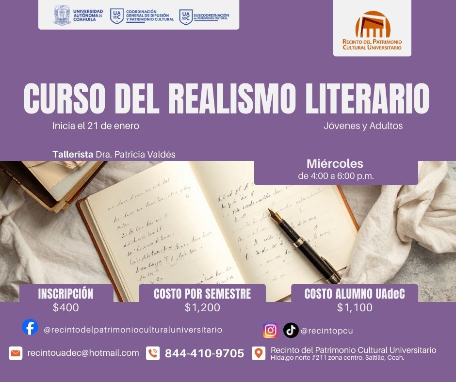 Inscríbete a los Talleres Culturales que Ofrece la UAdeC en el Semestre enero-junio 2026