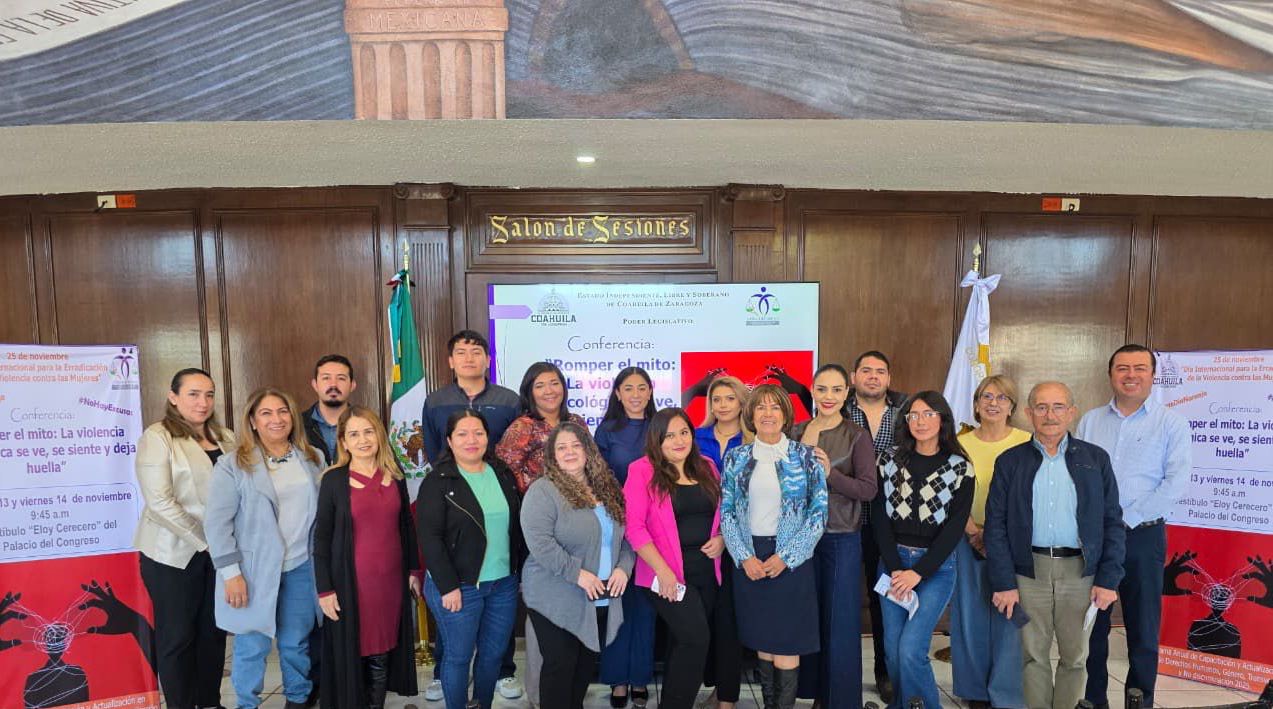 Imparten en Congreso del Estado conferencia "Romper el mito: La violencia psicológica se ve, se siente y deja huella"