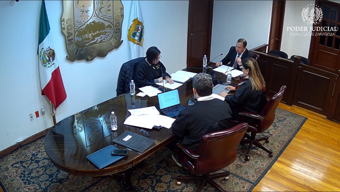 Séptima Sesión Ordinaria Sala Colegiada Familiar  El Poder Judicial del estado de Coahuila realizó la Séptima Sesión Ordinaria Sala Colegiada Familiar